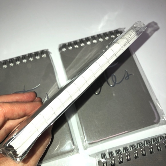 MSPCI Set of 4 Luxe Holiday Mini Journals Silver Spiral 100 Sheet Note Pads NEW! - Picture 12 of 12